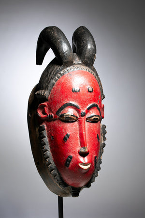 Spirit Mask Gouro Côte d'Ivoire, Mid 20th Century